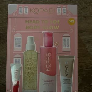 Kopari Gold and White Packaging